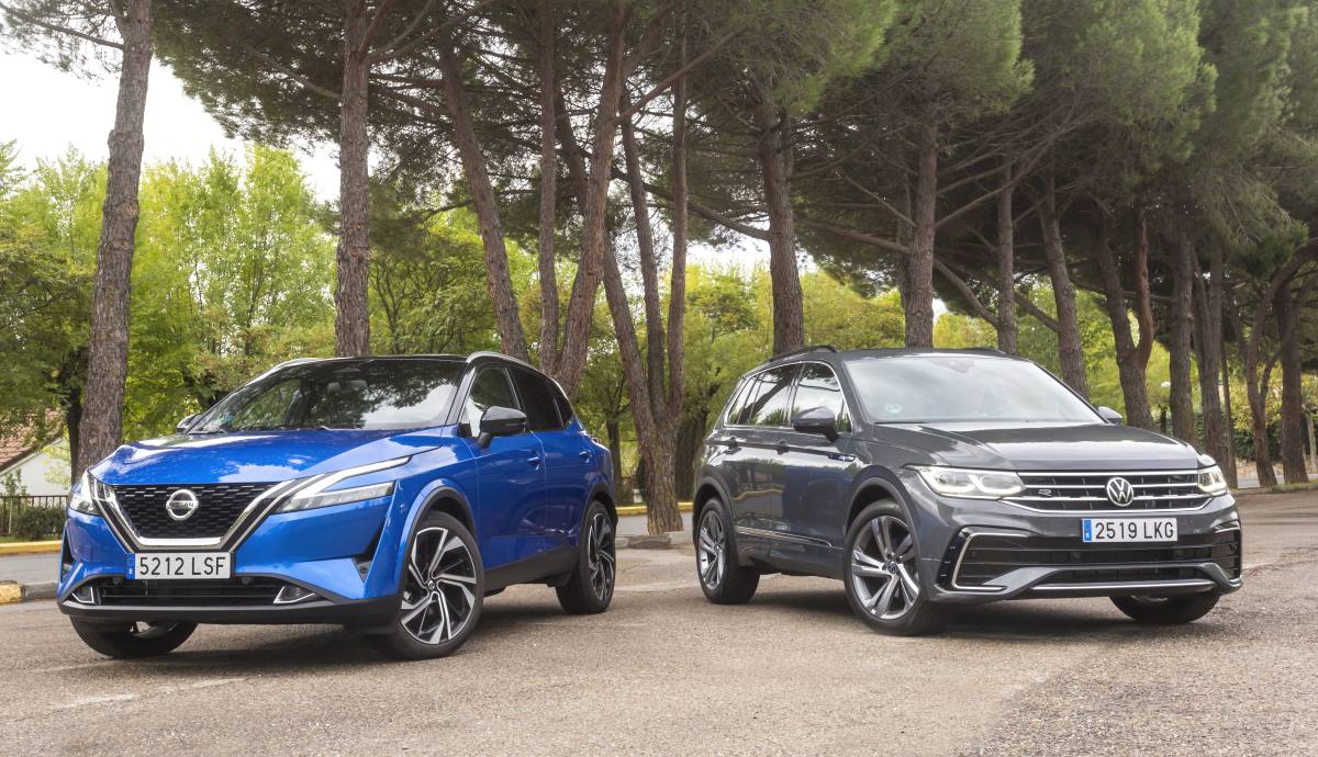 Comparativa Nissan Qashqai 1.3 mHEV Xtronic 4x2 & VW Tiguan 1.5 TSI DSG7 4x2 (2)