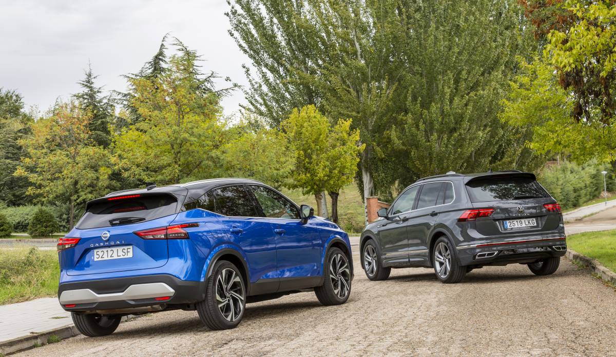 Comparativa Nissan Qashqai 1.3 mHEV Xtronic 4x2 & VW Tiguan 1.5 TSI DSG7 4x2 (17)