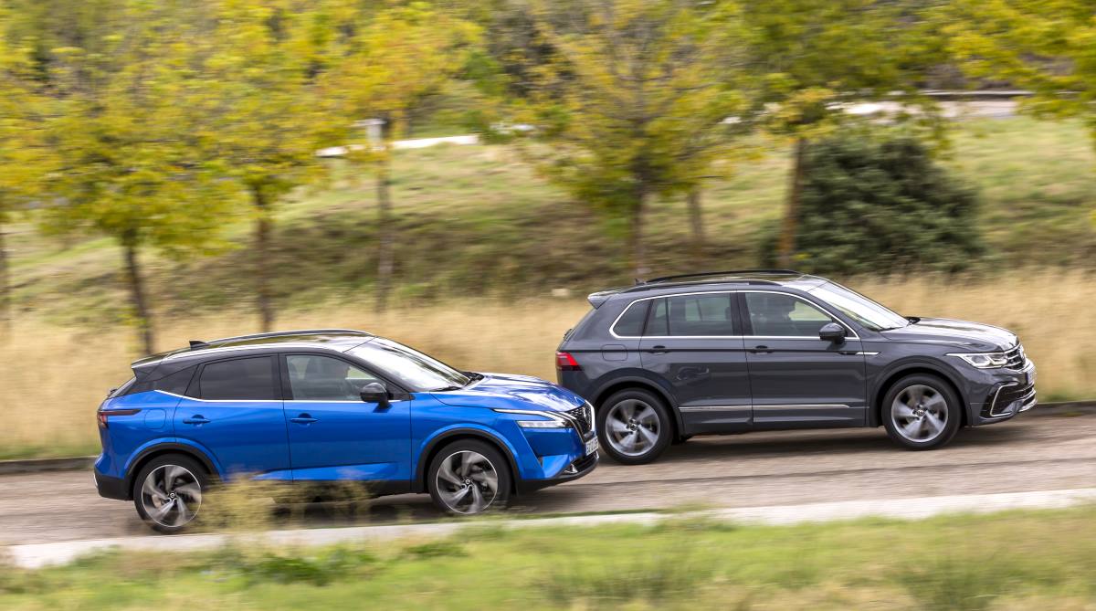 Comparativa Nissan Qashqai 1.3 mHEV Xtronic 4x2 & VW Tiguan 1.5 TSI DSG7 4x2 (19)