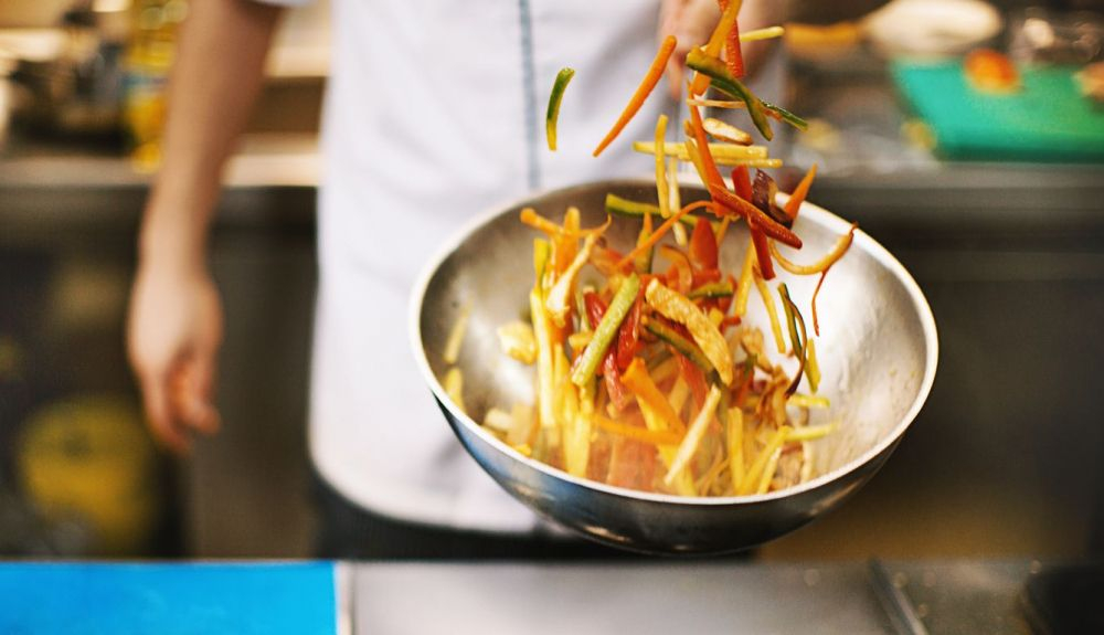 El wok es una forma original de saltear verduras, tofu o seitán.