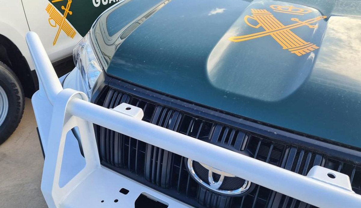 Los nuevos Toyota Land Cruiser de la Guardia Civil.
