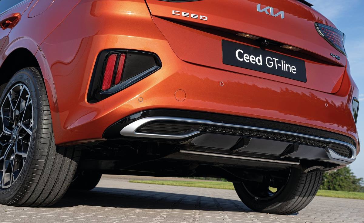 Detalles de diseño en la zona posterior del nuevo Kia Ceed GT Line