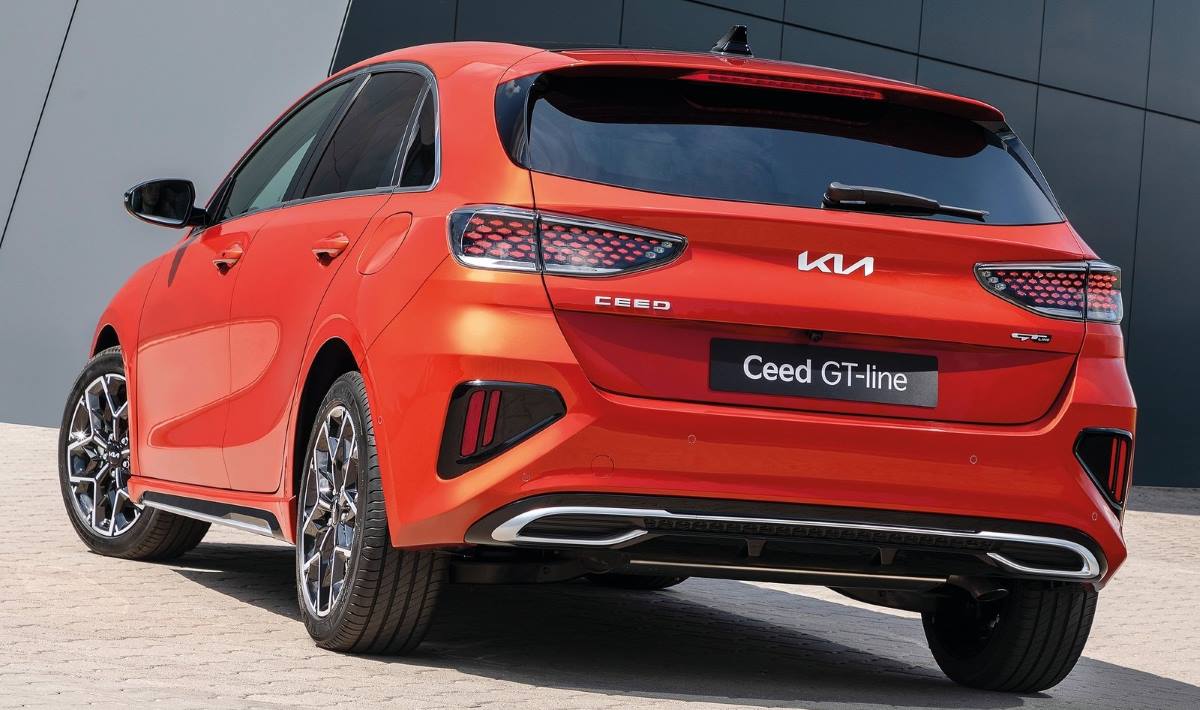 Llamativa zona trasera del nuevo Kia Ceed GT Line