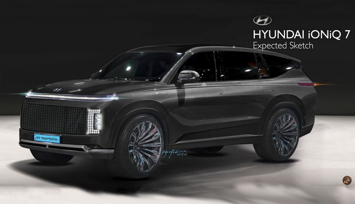 Hyundai Ioniq 7: ilustración del canal de Youtube Nymammoth. 