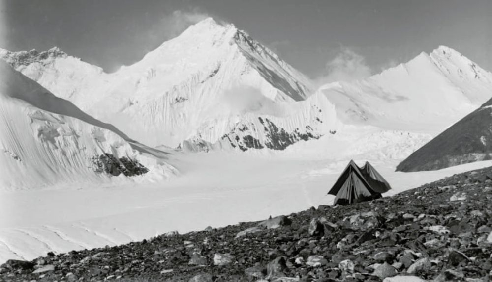 Campamento a 20.000 pies. Foto tomada el último día de la misión de reconocimiento Campamento a 20.000 pies. Foto tomada el último día de la misión de reconocimiento