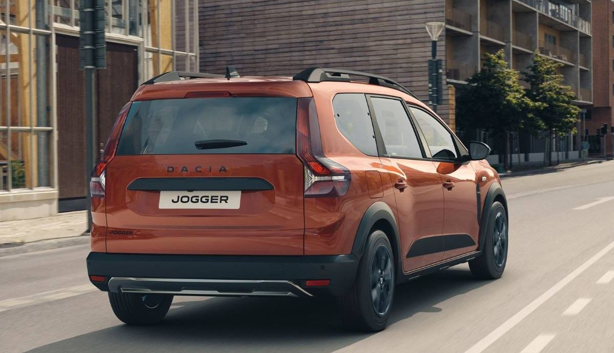 Vista posterior del Dacia Jogger