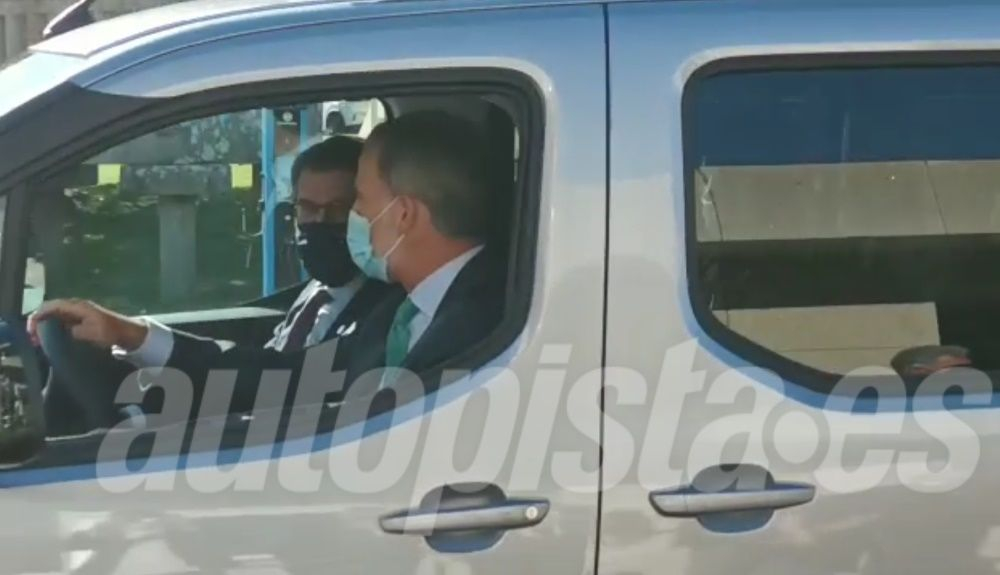 El Rey Felipe VI y el presidente de la Xunta El Rey Felipe VI y el presidente de la Xunta