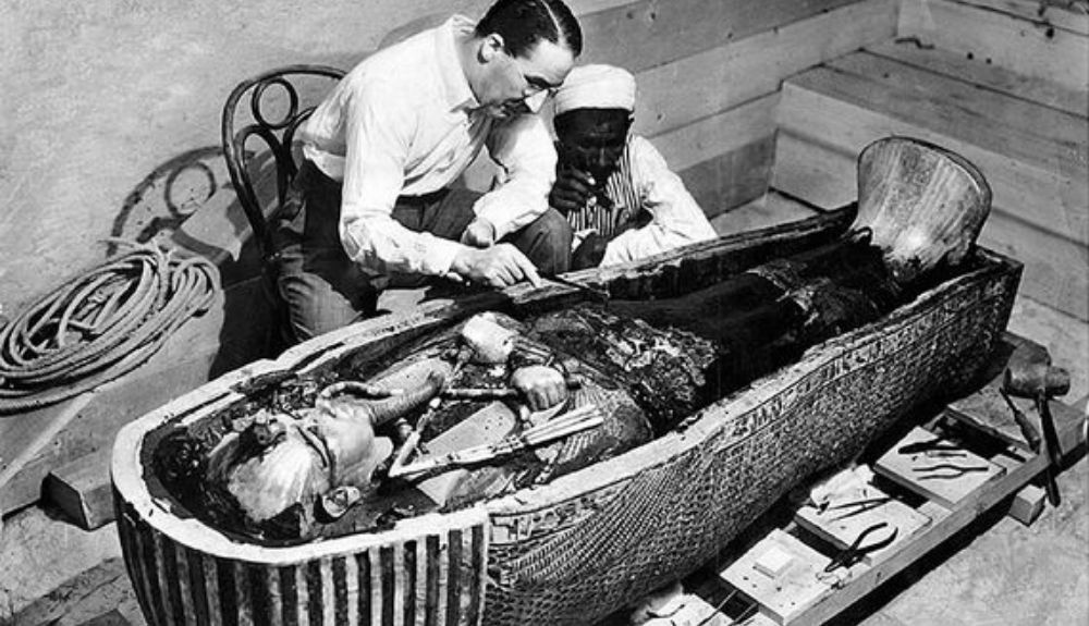 Howard Carter descubrió la tumba de Tutankamón.