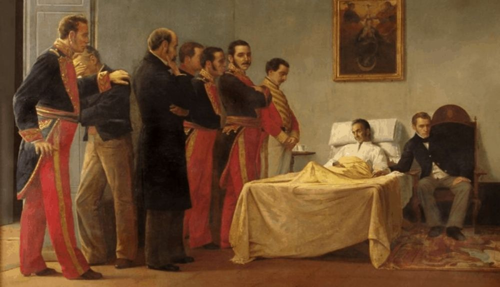 Simón Bolívar murióde tuberculosis a los 47 años.