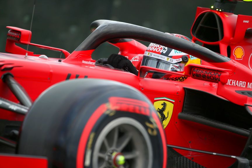 Carlos Sainz se dejó el quinto puesto en la salida.