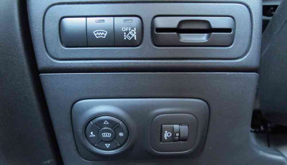 Citroën C3 Aircross. Elementos como la luneta térmica aumentan la practicidad en invierno. Foto O.D. 