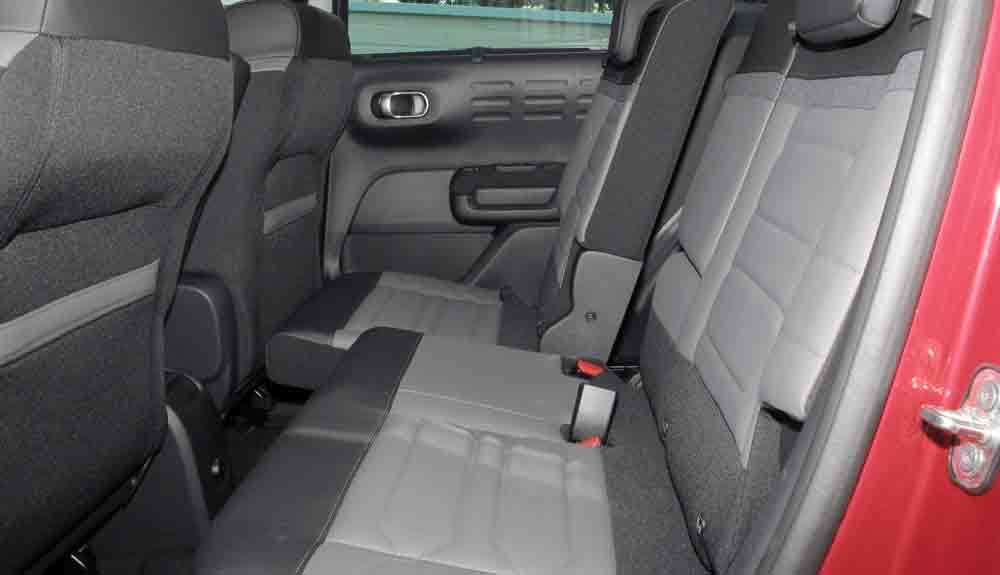 Citroën C3 Aircross. El asiento trasero partido y con regulación independiente aumenta la versatilidad. Foto O.D. 