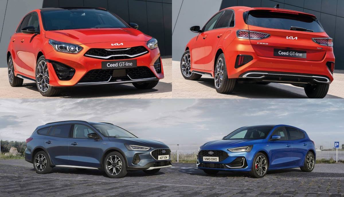 Kia Ceed vs Ford Focus 2022, frente a frente