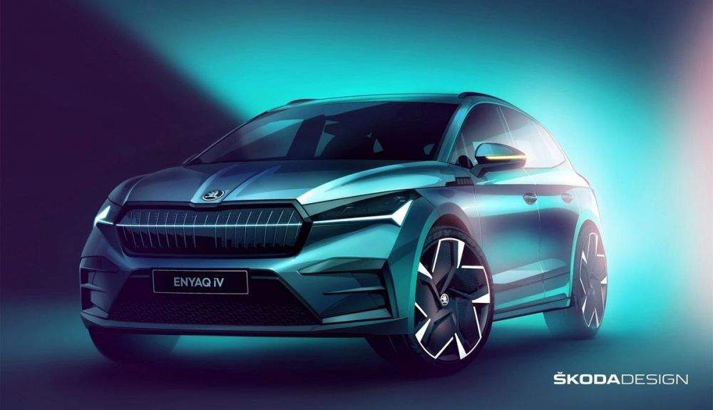 Boceto de un nuevo SUV de Skoda
