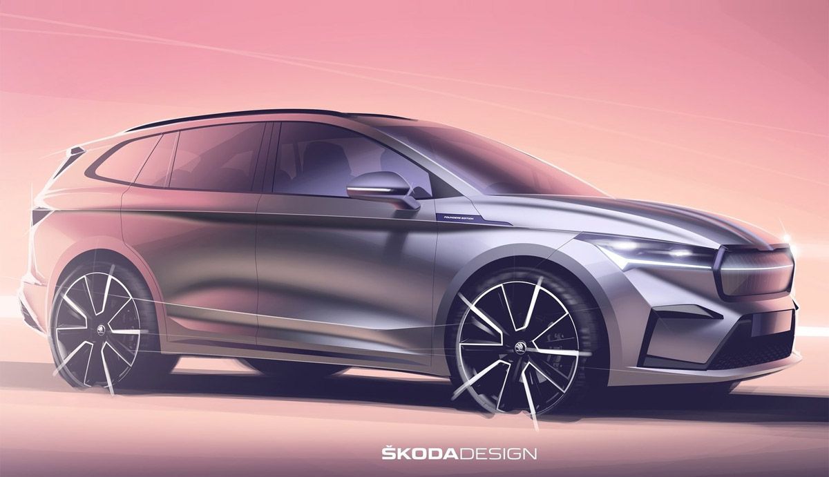 Boceto de un nuevo SUV de Skoda
