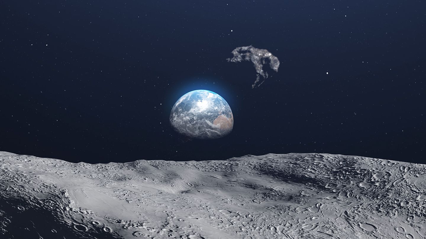 El extraño objeto conocido como Kamoʻoalewa puede ser un fragmento de la Luna.