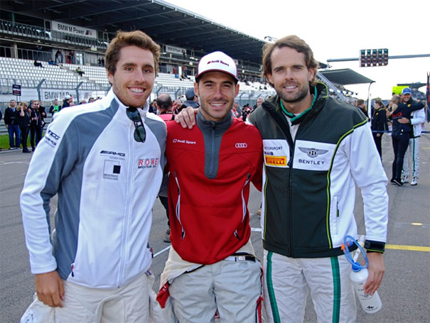 Dani Juncadella, Miguel Molina y Andy Soucek