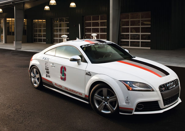 Audi TTS de conducción autónoma de la Universidad de Standford, para participar en Pikes Peak 