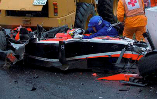 Accidente Jules Bianchi en Suzuka