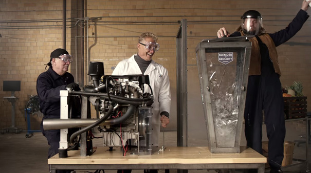 Experimento EcoBoost con una súper licuadora