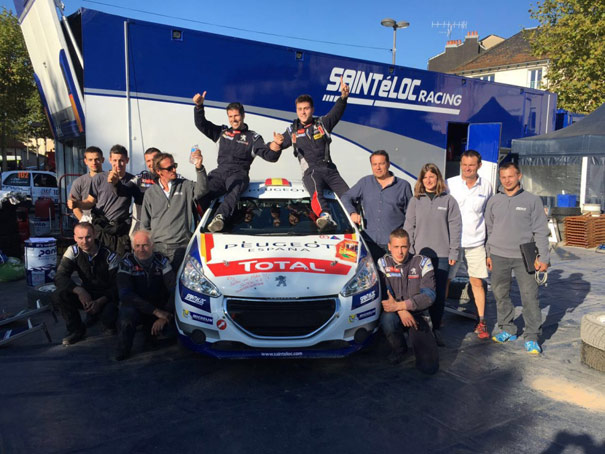 Pepe López, campeón de la Peugeot 208 Rally Cup francesa