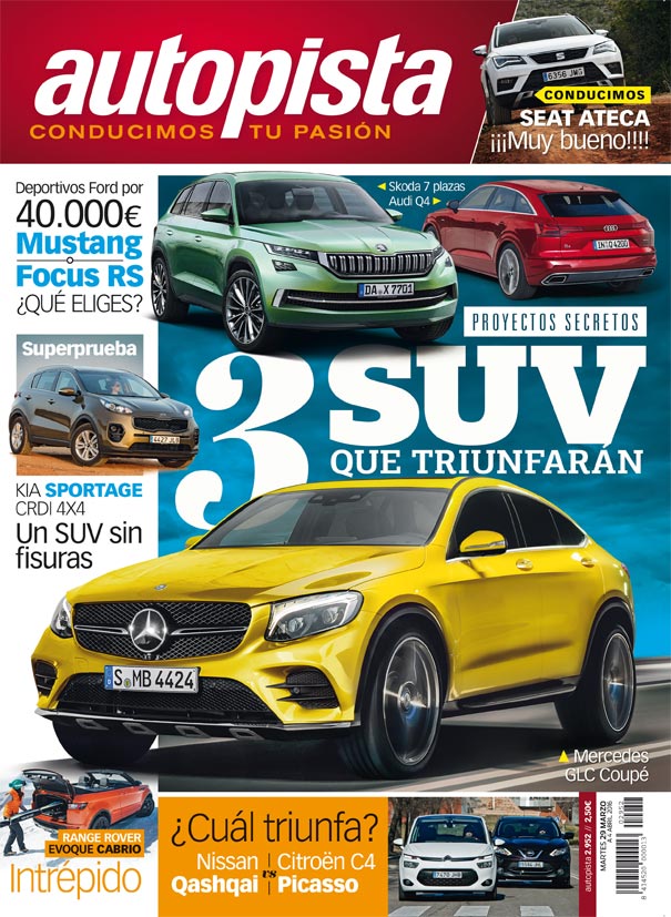 Revista Autopista número 2.952: 3 SUV que triunfarán