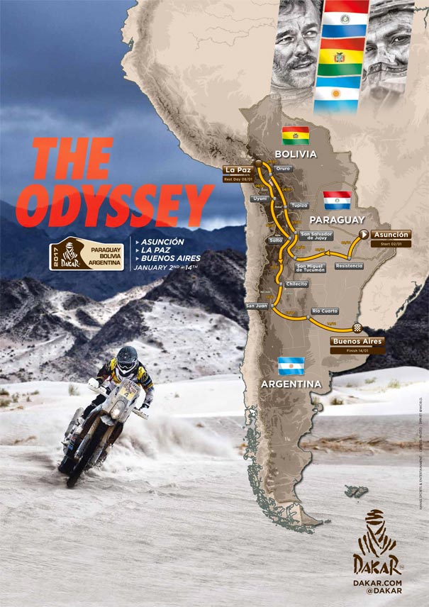 Recorrido Rally Dakar 2017