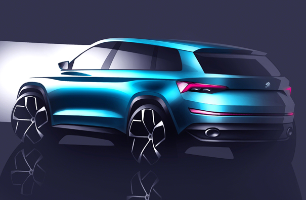 Skoda VisionS Vista trasera