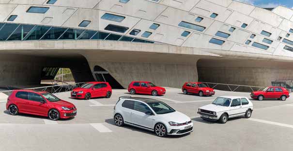 Las siete generaciones VW Golf GTI