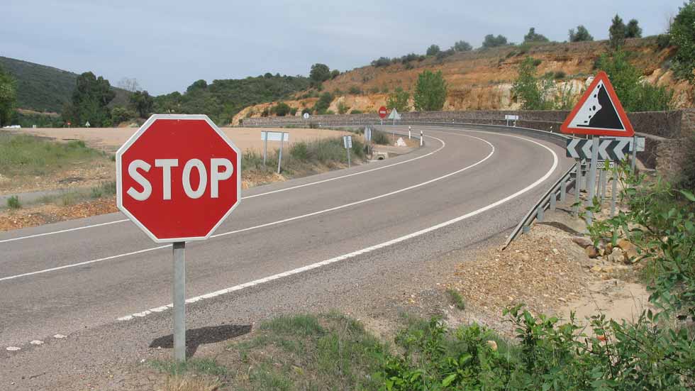 Puntos negros en carretera