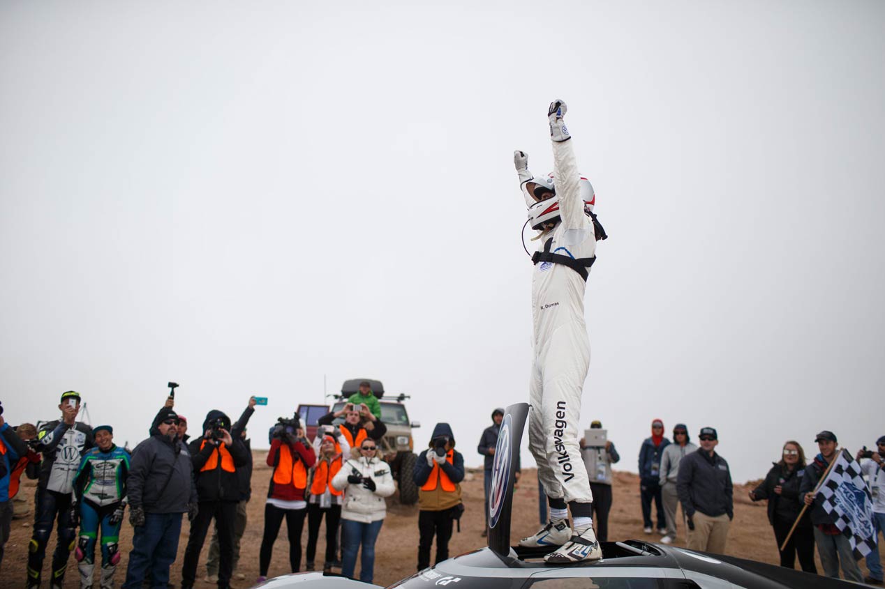 Volkswagen y Romain Dumas, nuevo récord absoluto en Pikes Peak