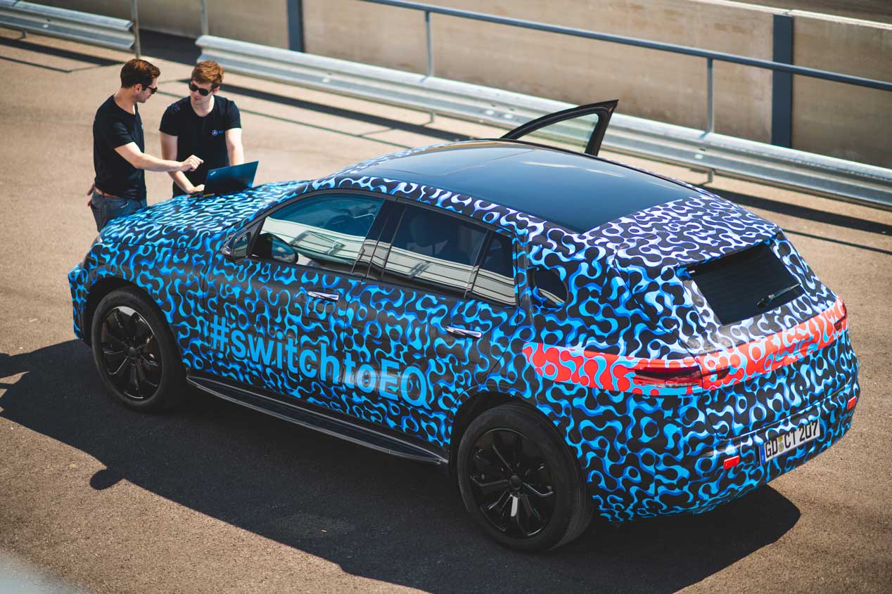 Mercedes EQC: el SUV 100% eléctrico, de pruebas en España