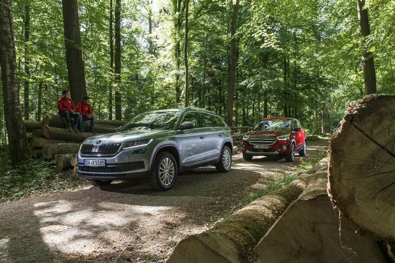 Gran comparativa SUV: Ford Kuga 2.0 TDCi 4x4 vs Skoda Kodiaq 2.0 TDI 4x4 