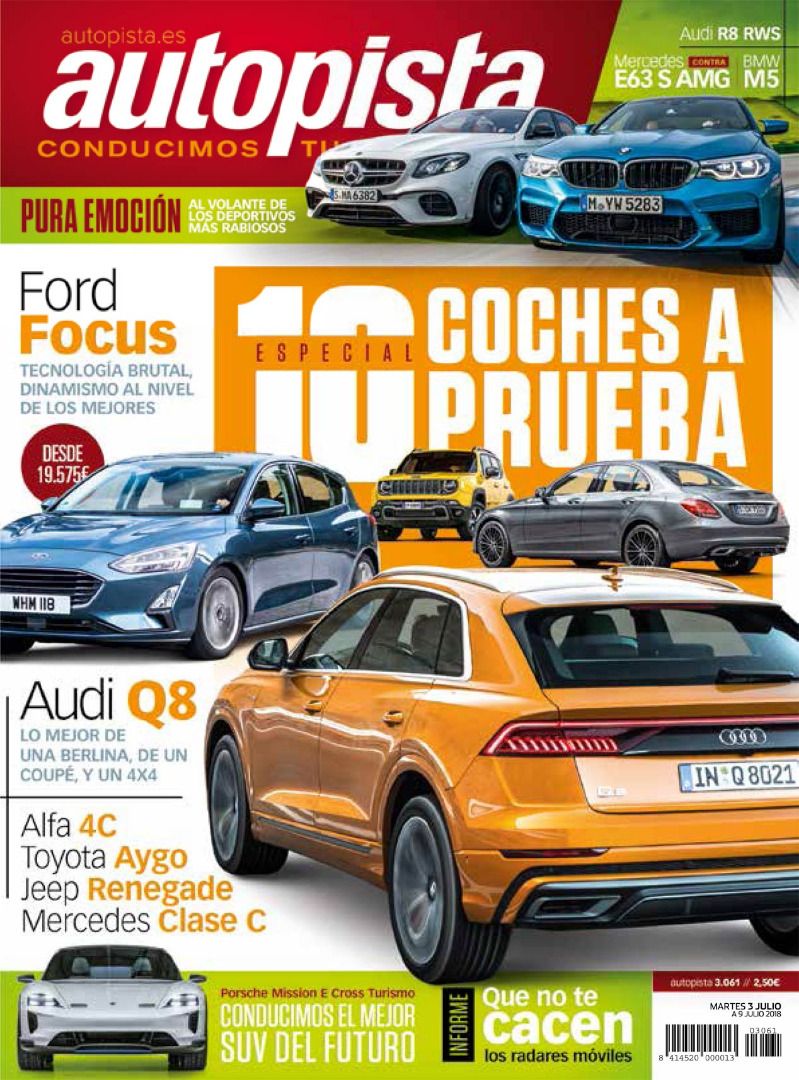 Revista Autopista 3061: especial los 10 mejores coches nuevos, a prueba