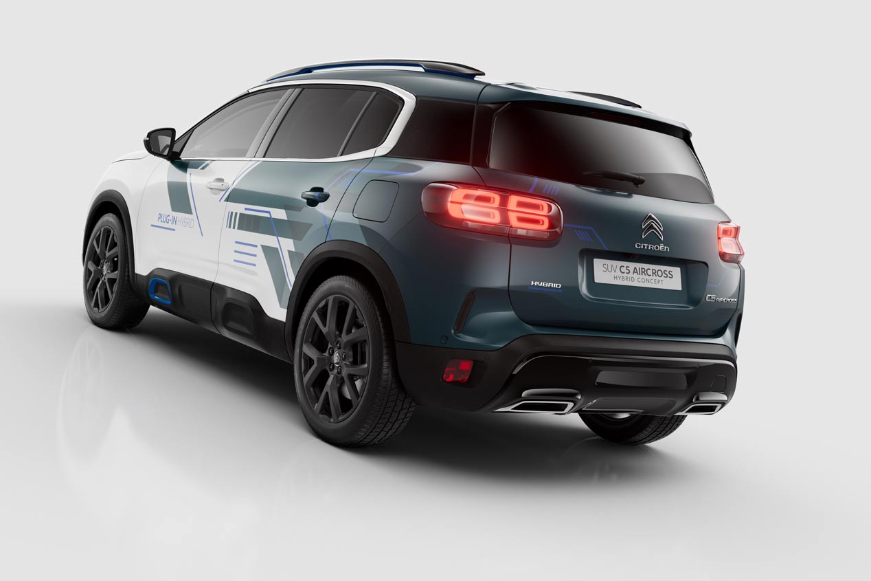 Citroën C5 Aircross Hybrid Concept: nuevo SUV híbrido para 2020