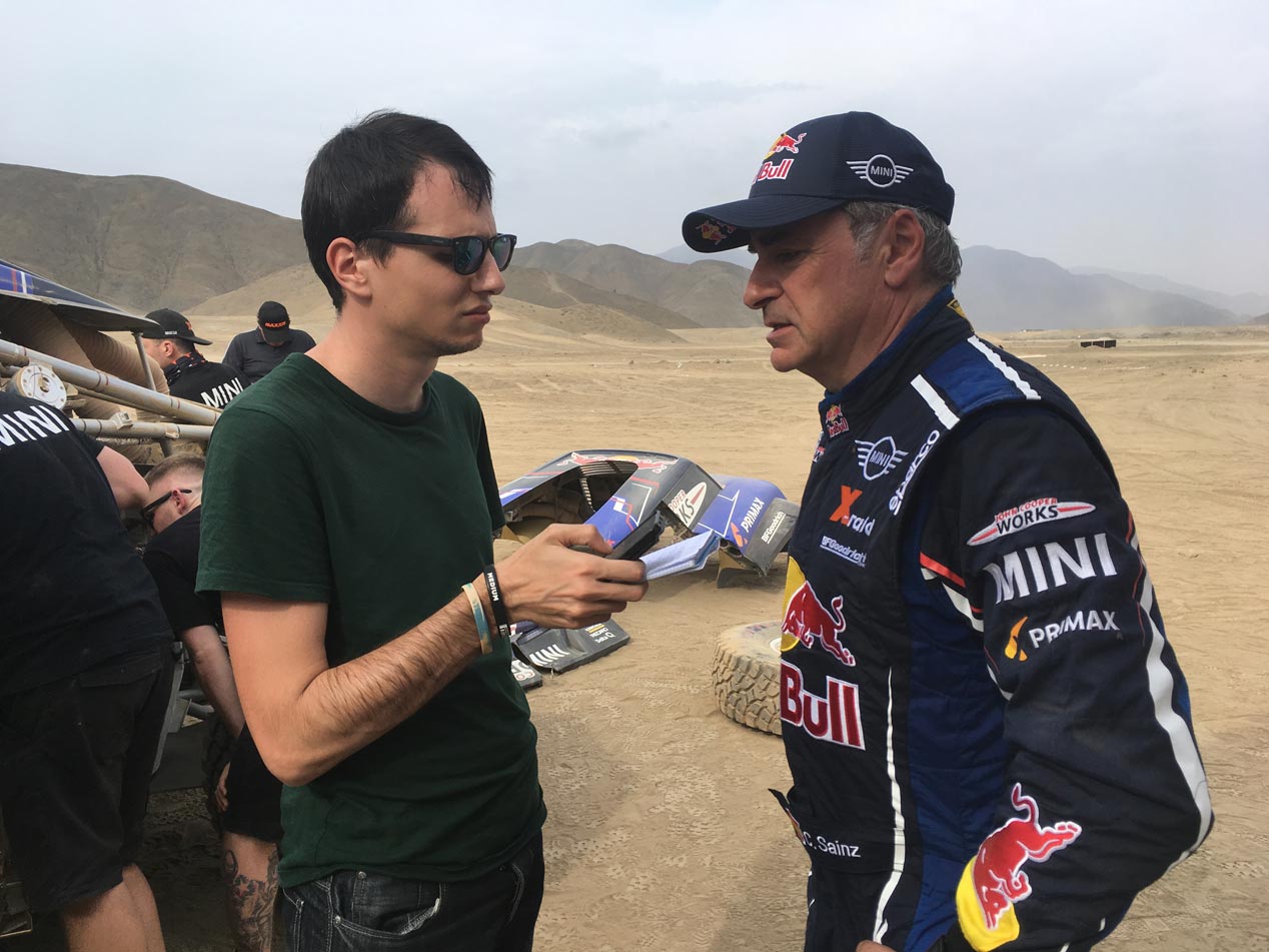 Dakar 2019, entrevistamos a Carlos Sainz: a por la tercera corona con Mini