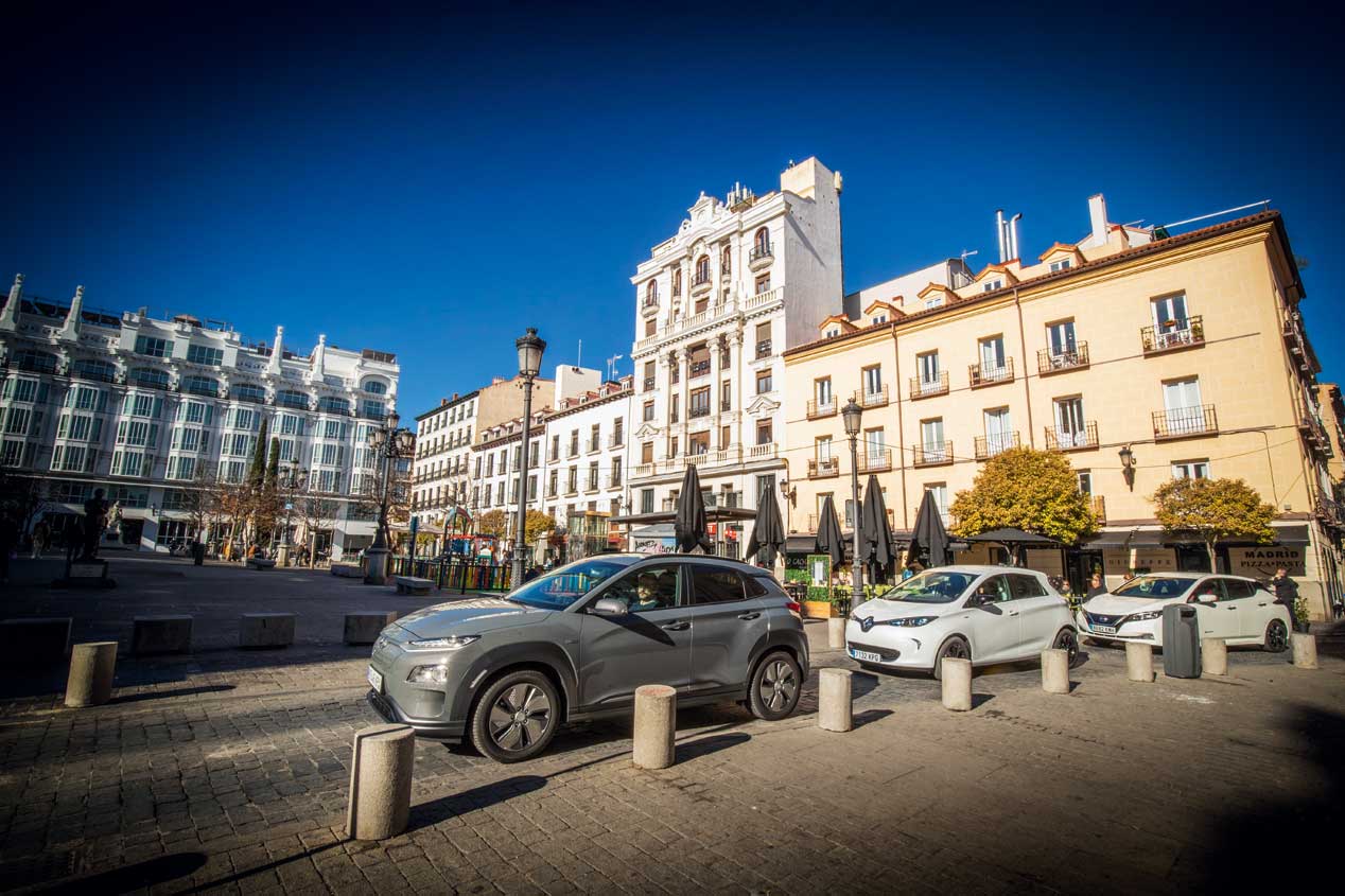 Comparativa de coches eléctricos: Hyundai Kona, Nissan Leaf y Renault Zoe