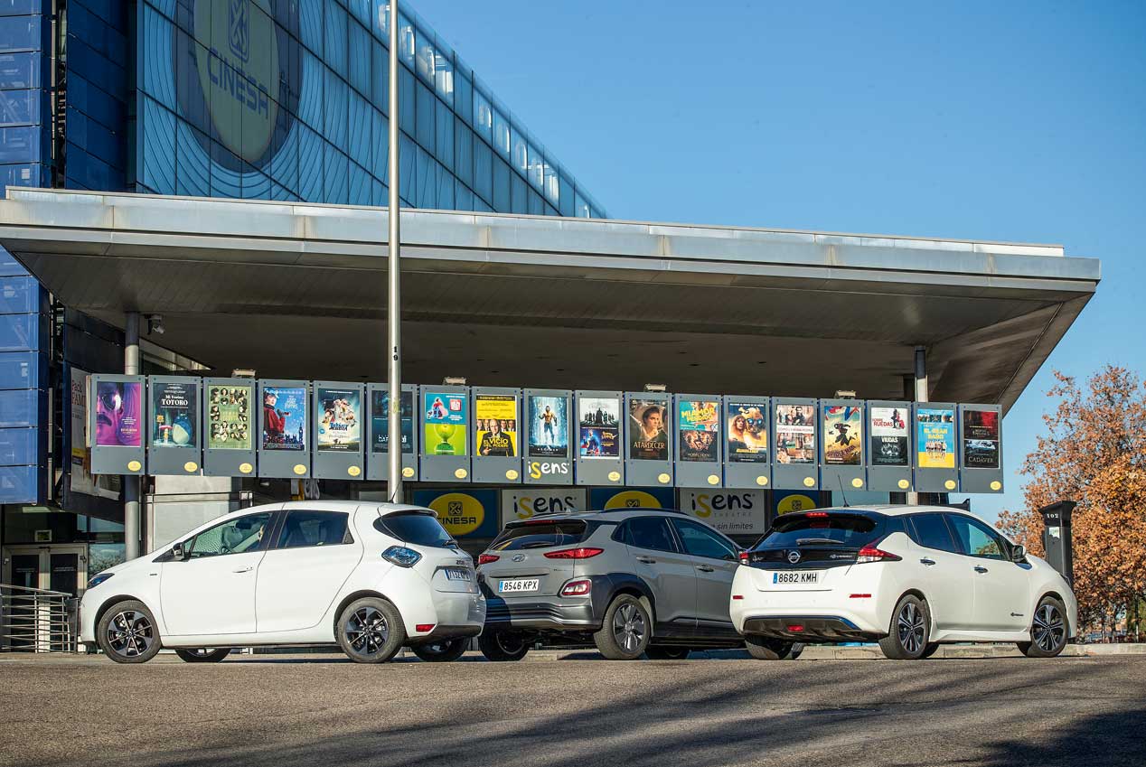 Comparativa de coches eléctricos: Hyundai Kona, Nissan Leaf y Renault Zoe