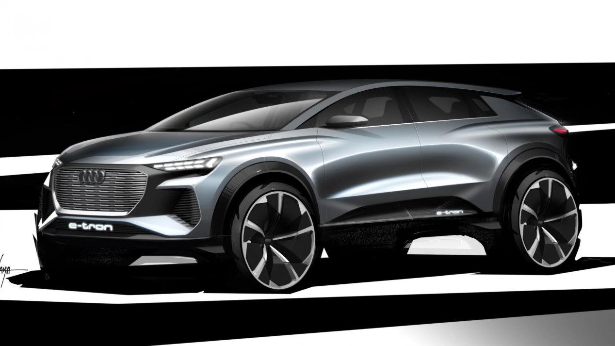 Audi Q4 e-Tron: primeras fotos oficiales del futuro SUV coupé entre Q3 y Q5 