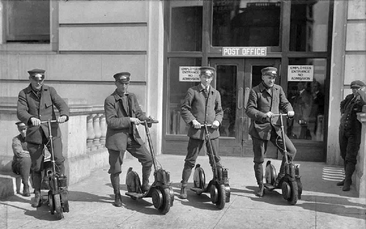 ¿Somos tan modernos? La historia del patinete con motor de 1915