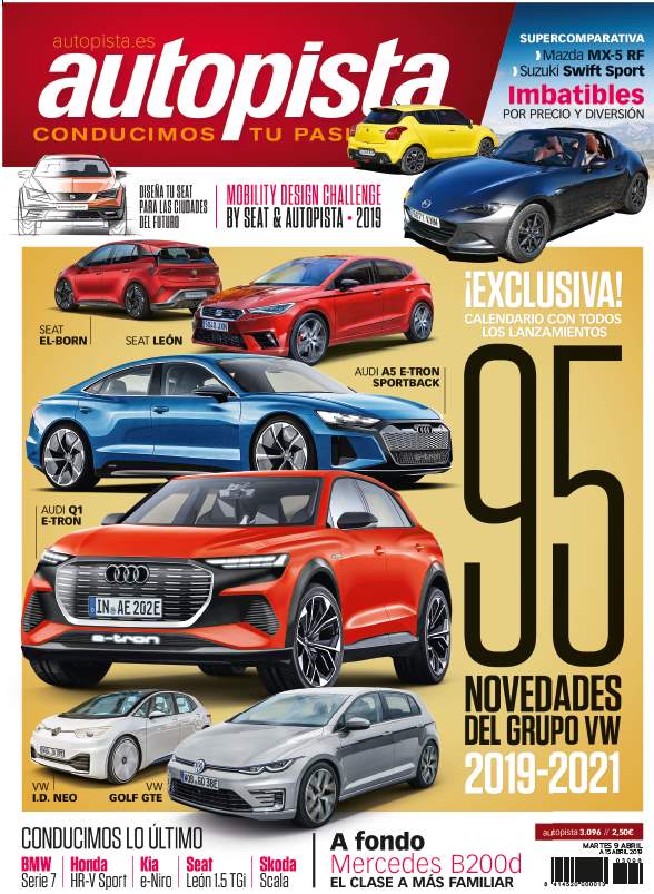 Revista Autopista 3096: 95 coches y SUV nuevos del Grupo VW en los próximos dos años