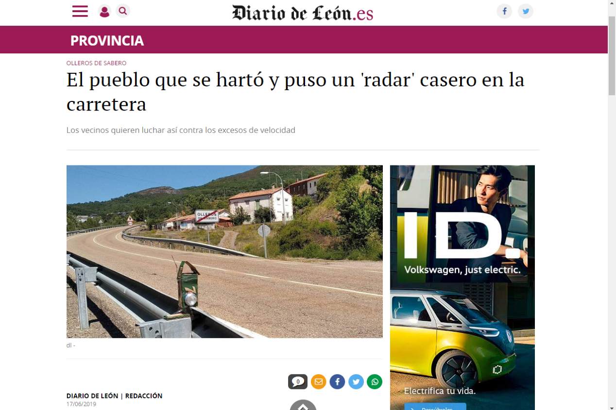 La historia del pueblo que inventó un radar Veloláser casero contra la velocidad