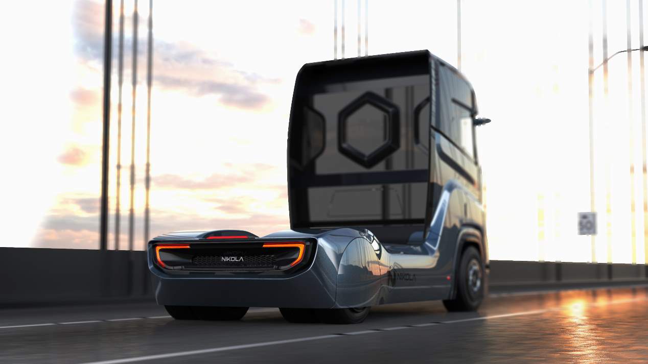 Nikola Tre, el brutal camión del futuro con hidrógeno y electricidad