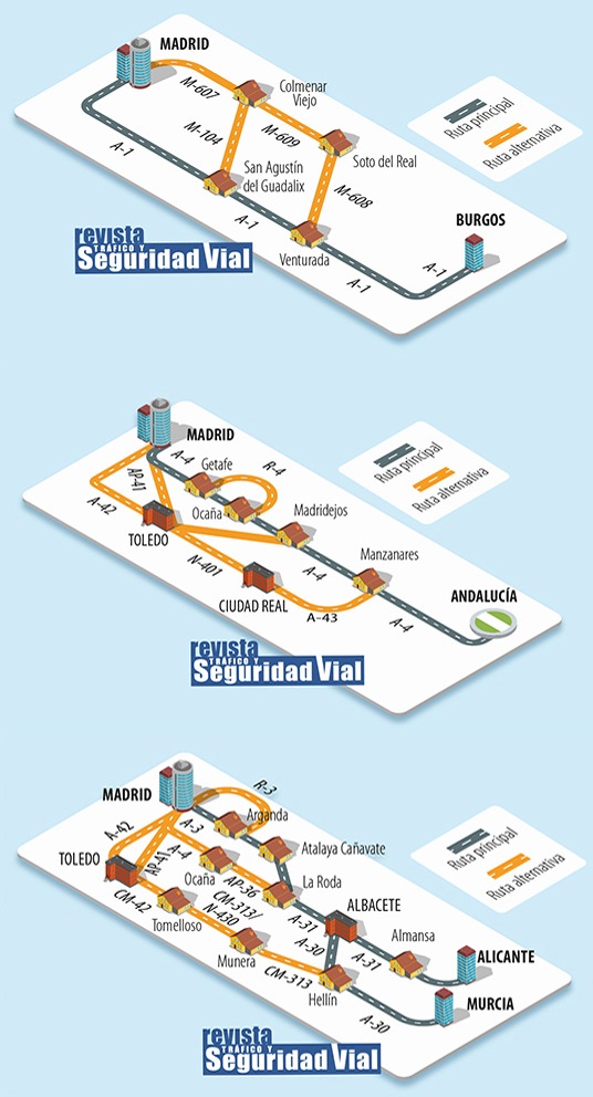 ¿Mucho atasco en tu ruta en carretera? La DGT te propone estas alternativas