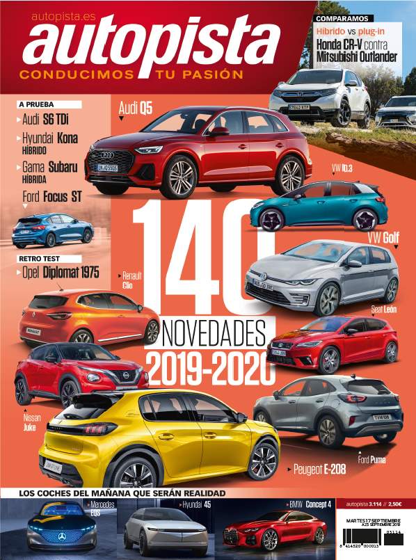 Revista Autopista 3114: los ¡140! nuevos coches en 2019 y 2020 (Golf, León, Puma, Juke…)