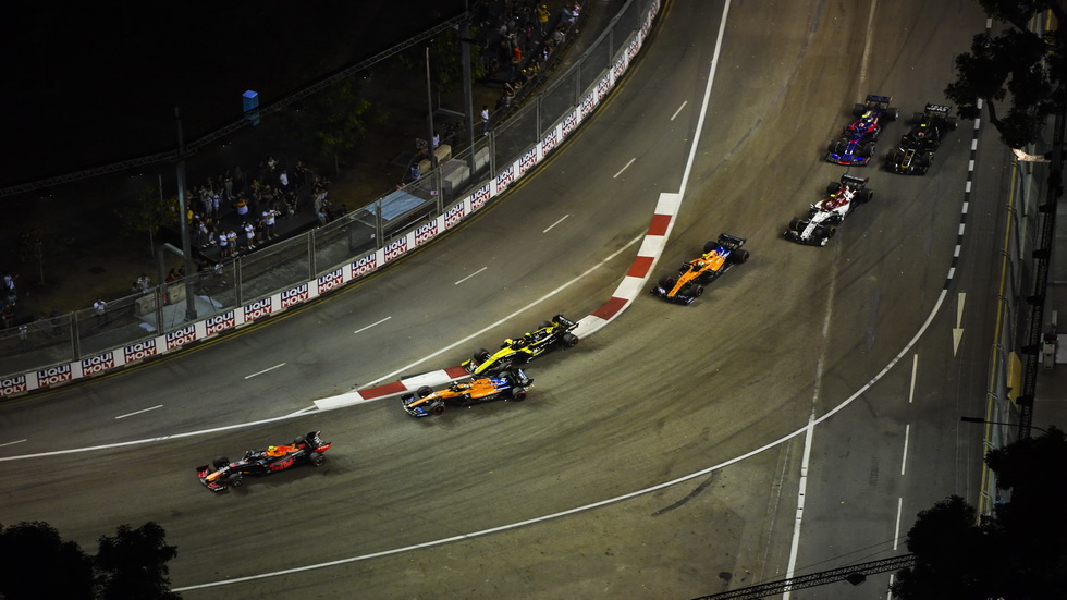 GP de Singapur de F1: doblete de Ferrari, con Vettel por delante de Leclerc