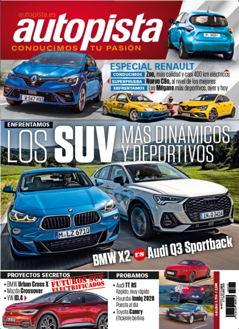 Revista Autopista 3116: BMW X2 vs Audi Q3 Sportback, duelo de SUV’s con mucho estilo