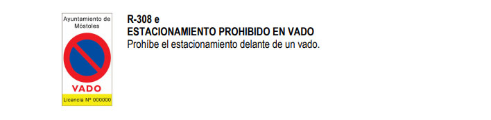 Señal de Vado permanente: a qué da derecho, precio y requisitos para pedirlo