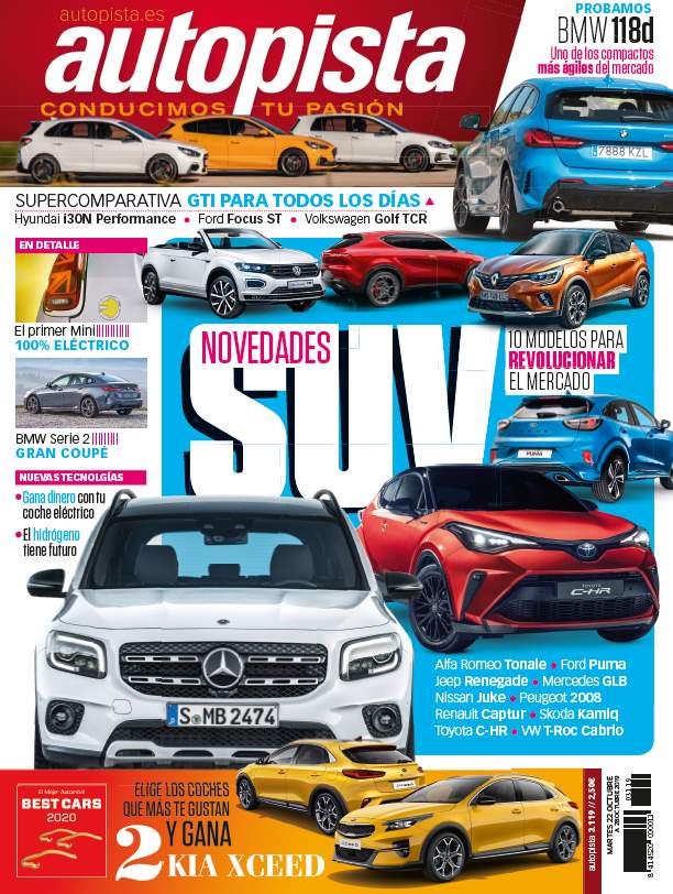Revista Autopista 3119: los 10 mejores SUV que vienen (Alfa Tonale, Ford Puma, Peugeot 2008...)