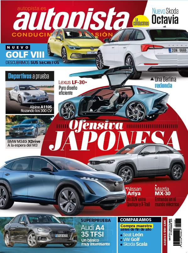 Revista Autopista 3120: nuevos VW Golf y Skoda Octavia 2020, las claves de dos superventas